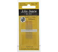 Colonial Needle 70042 Goldn Glide Milliners Needles -Size 10 10-Pkg by Colonial Needle