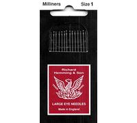 Colonial Needle HW250-01 12 Count Richard Hemming Milliners/Straw Needles, Size 1