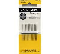 Colonial Needle JJ110-10 20 Count John James Sharps Needle, Size 10