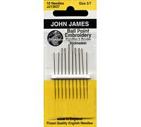 Colonial Needle John James Embroidery/Crewel Ball Point Assorted Needles, Size 3/7