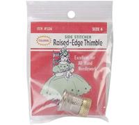 Colonial Needle Raised Edge Thimble, Size 6, 4 UK