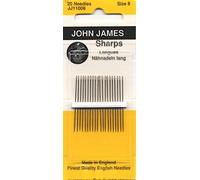 Colonial Needle Sharps Hand Needles-Size 8 20/Pkg