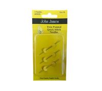 Colonial Needle Tapestry Needle - Twin Pointed Quick Stitch Hand Needles, Size 26, 3/Pkg, Metal, Sharp Point, Recommended for Tapestry, Embroidery