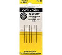 Colonial Needle (White, Sharp Point) Tapestry Hand Needles-Size 26 6/Pkg English Needles