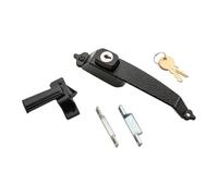 Colonial Storm Door Latch, Keyed, Black -N100-031
