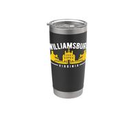 Colonial Williamsburg Virginia Design Stainless Steel Insulated Tumbler