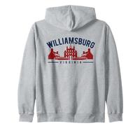 Colonial Williamsburg Virginia Design Zip Hoodie