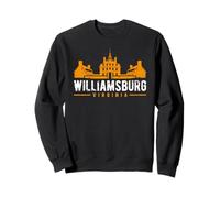 Colonial Williamsburg Virginia Distressed Style Design Sweatshirt