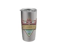 Colonial Williamsburg Virginia Vintage Distressed Design Stainless Steel Insulated Tumbler