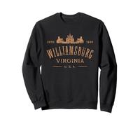 Colonial Williamsburg Virginia Vintage Distressed Style Sweatshirt