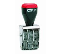 Colop Date Stamp 04000 – 4mm Adjustable Date – Traditional Rubber Line Dater – 108627