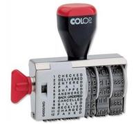 Colop 04000/WD Dial A Phrase Word and Date Stamp - 108803