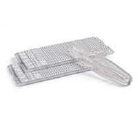 COLOP 114739 Type Set TS 35, Font Height: 3.5 mm, 320 Characters, 10 x 4.5 cm, Transparent Grey
