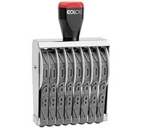 COLOP 15008 Rubber Numbering Stamp | 108907 | 15mm 8 Band Batch Number Stamp