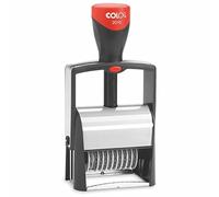 COLOP 2010 Numbering Stamp | 106384 | 5mm 10 Band Heavy Duty Self-Inking Batch Number Stamp