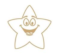 Colop (22 x 22mm) Motivational Stamp Gold Star (Single) - 147163