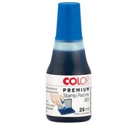 Colop 801 Blue Stamp Pad Ink. Best Refill Ink For Foam And Felt Rubber Stamp Pads. Water-Based And Non-Toxic