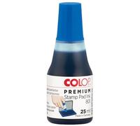 COLOP 801 Blue Stamp Pad Ink. Best Refill Ink for Foam and Felt Rubber Stamp Pads. Water-Based and Non-Toxic