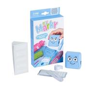 COLOP - COLOP Marky Blue Customizable Child-Friendly DIY Textile Stamp Kit - 1 Set