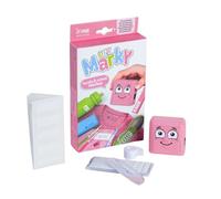 COLOP - COLOP Marky Pink Customizable Child-Friendly DIY Textile Stamp Kit - 1 Set