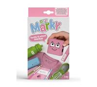 COLOP - COLOP Marky Pink Customizable Child-Friendly DIY Textile Stamp Kit - 1 Set