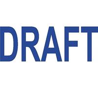 COLOP Green Line Word Stamp DRAFT Blue 38x14mm C144836DRA