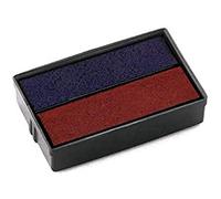 COLOP E/10/2 Replacement Ink Pad Blue/Red (Pack of 2) E/10/2