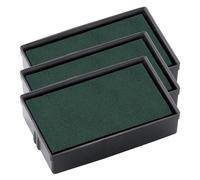 COLOP E/10 Replacement Ink Pads - Pack of 3 E10 Refill Pads Compatible with Printer 10 & Compact 10 Self Inking Stamps (Green)