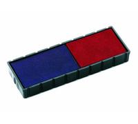 COLOP E/12/2 Blue/Red Replacement Pads - Pack of 2 | 107147 | Two Colour Ink Pads (Blue & Red) to Fit COLOP S120/WD