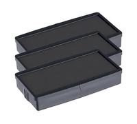 COLOP E/20 Replacement Ink Pads - Pack of 3 E20 Refill Pads Compatible with Printer 20 & Compact 20 Self Inking Stamps (Black)