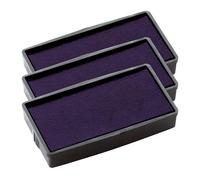 COLOP E/20 Replacement Ink Pads - Pack of 3 E20 Refill Pads Compatible with Printer 20 & Compact 20 Self Inking Stamps (Violet)