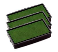 COLOP E/20 Replacement Ink Pads - Pack of 3 E20 Refill Pads Compatible with Printer 20 & Compact 20 Self Inking Stamps (Light Green)