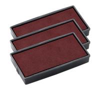 COLOP E/30 Replacement Ink Pads - Pack of 3 E30 Refill Pads Compatible with Printer 30 & Compact 30 Self Inking Stamps (Red)