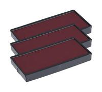 COLOP E/40 Replacement Ink Pads - Pack of 3 E40 Refill Pads Compatible with Printer 40 & Compact 40 Self Inking Stamps (Red)