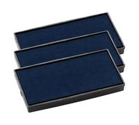 COLOP E/50 Replacement Ink Pads - Pack of 3 E50 Refill Pads Compatible with Printer 50 & Compact 50 Self Inking Stamps (Blue)