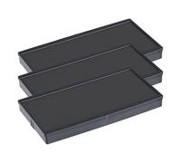 COLOP E/50 Replacement Ink Pads - Pack of 3 E50 Refill Pads Compatible with Printer 50 & Compact 50 Self Inking Stamps (Black)