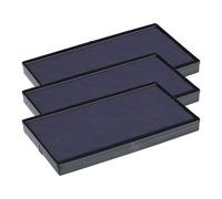 COLOP E/60 Replacement Ink Pads - Pack of 3 E60 Refill Pads Compatible with Printer 60 & Compact 60 Self Inking Stamps (Blue)