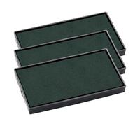 COLOP E/60 Replacement Ink Pads - Pack of 3 E60 Refill Pads Compatible with Printer 60 & Compact 60 Self Inking Stamps (Green)