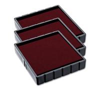 COLOP E/Q30 Replacement Ink Pads - Pack of 3 EQ30 Refill Pads Compatible with Printer Q 30 (Red)