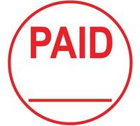 Colop EOS R17 Paid Pre-Inked Circular Stamp C109531PAI