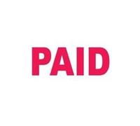 Colop Word Stamp Green Line Paid
