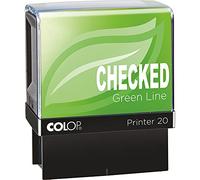 Colop Checked Green Line Red