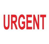 COLOP Green Line Word Stamp URGENT Red (Impression size: 38x14mm) C144837URG