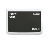 COLOP Ink pad Make 2 Fancy Grey 70 x 110 mm, Cushion for Traditional Hand Stamps and Creative Stamps
