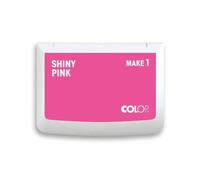 COLOP Make 1 Ink Pad 50 x 90 mm Shiny Pink | Premium Water-Based & Acid-Free Non-Toxic Ink For Rubber Stamps, Craft Ink Pad For Card Making, Crafts, & Scrapbooking