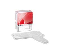 COLOP Printer 20/1 Set - Black Ink | 100810 | 38x14mm DIY Stamp Set | Create Your Own Custom Self-inking Stamp