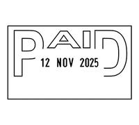 COLOP Printer 38 Date Stamp Paid