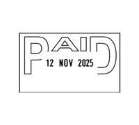Colop PRINTER 38 DATE STAMP PAID