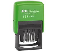 Colop S226 Green Line Numbering Stamp 6 Bands 0-9 Self-Inking Imprint 22x4mm Black Ref 15526050