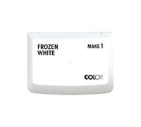 COLOP Stamp Pad Make 1 Frozen White 50 x 90 mm, Cushion for Traditional Hand Stamping